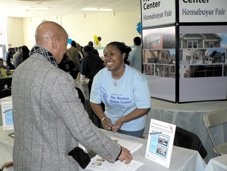 Homebuyer Fair Boston Home Center booth